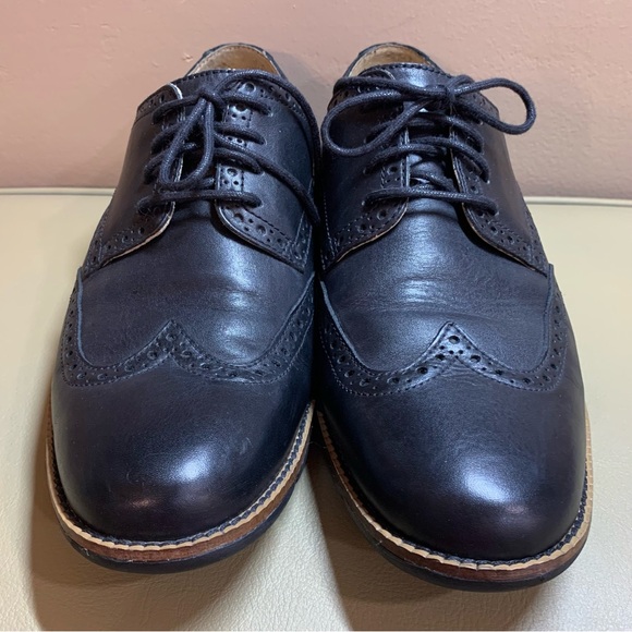Cole Haan Men’s Grand 05 Black Wingtip Lace Up Oxfords, 8.5M, EUC - Picture 2 of 8